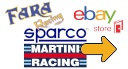 Linea Sparco - Martini Racing  Fara Racing - Accessori auto delle